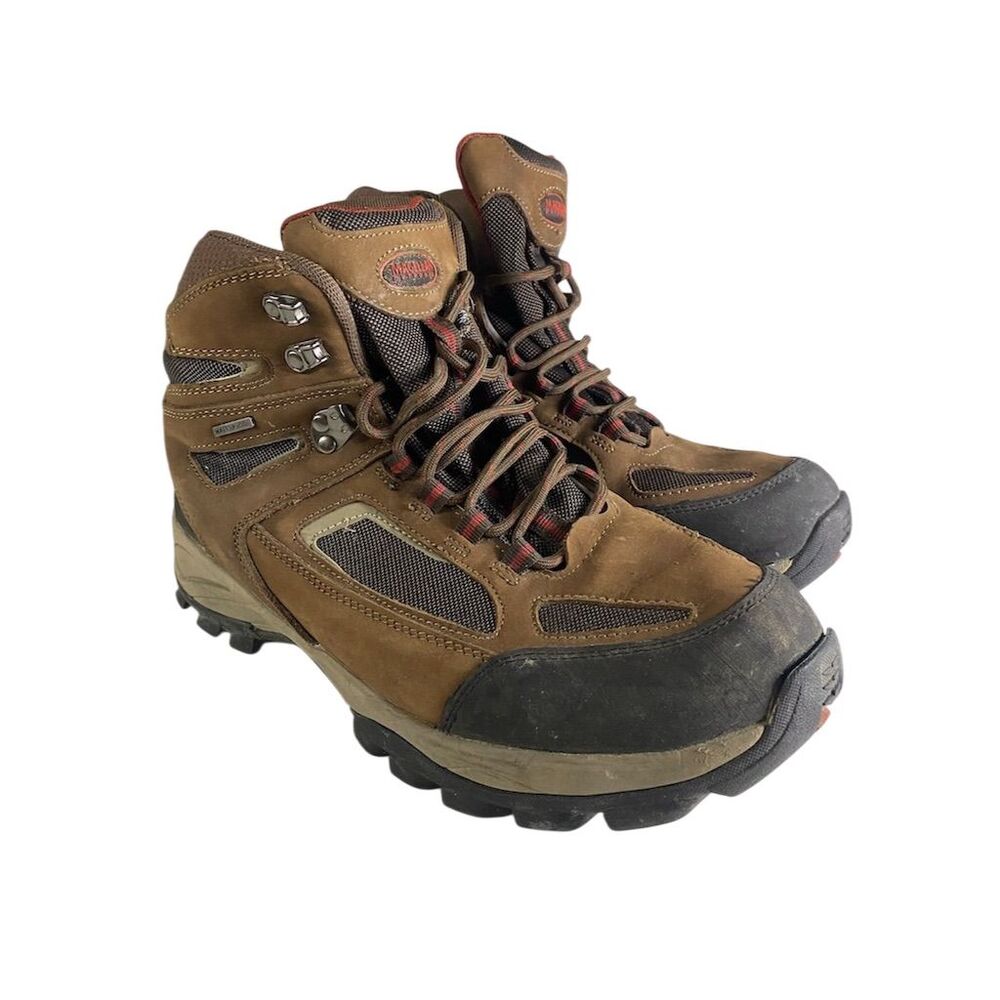 Magellan Outdoors Men's Brown Leather Chukka Work Boots Size 11.5